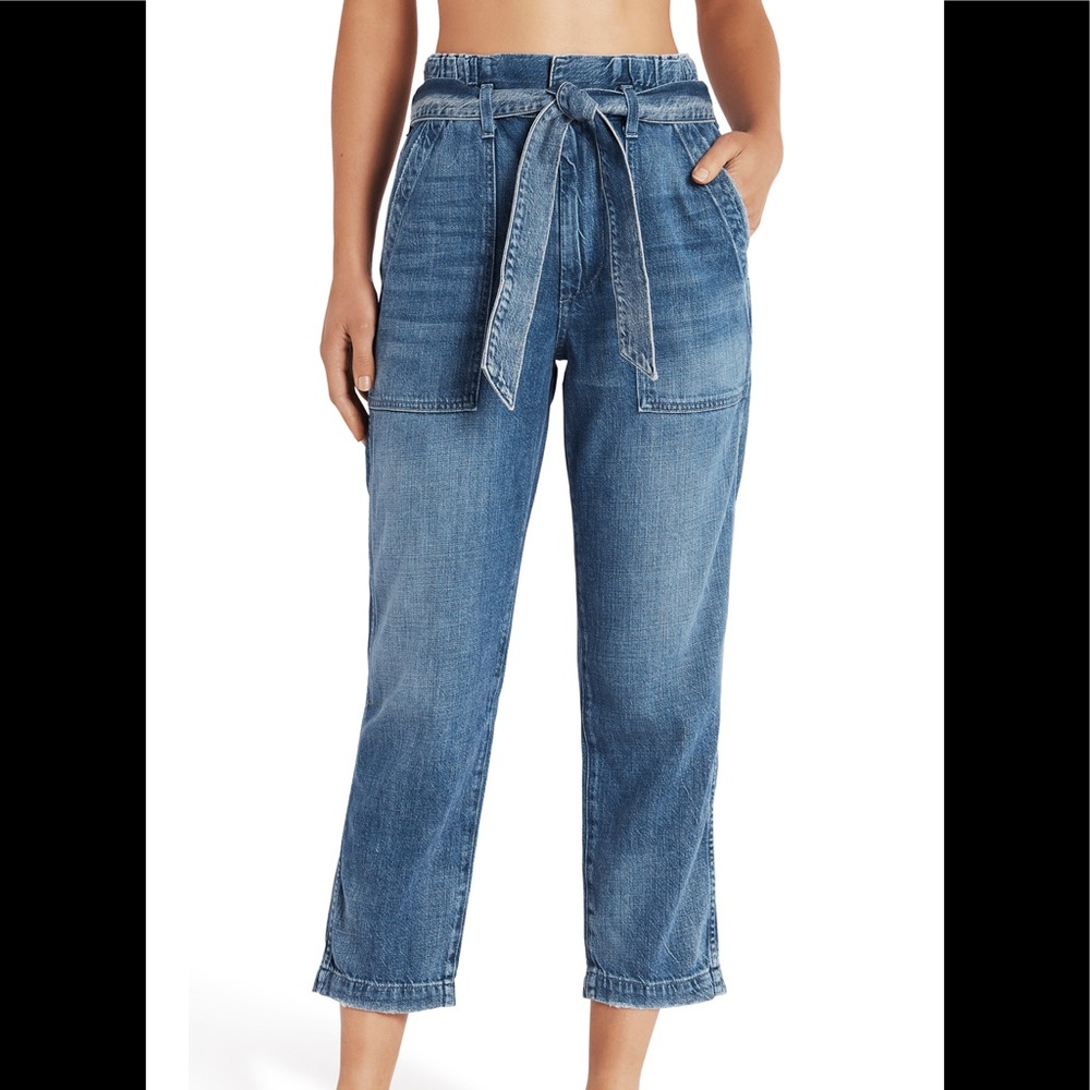 AMO Denim Paperbag pant in Adored size 27